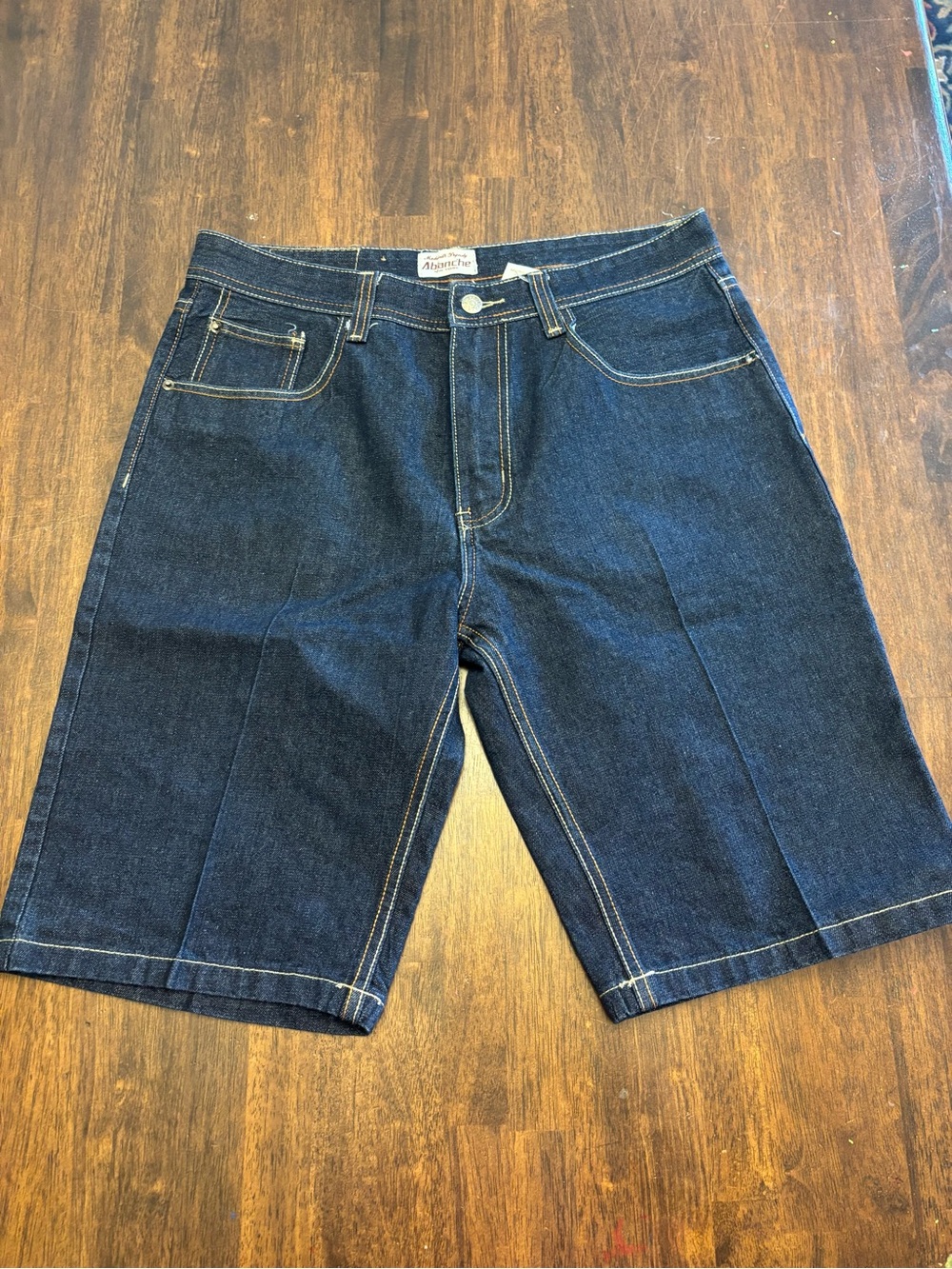 Ablanche New York Men’s Dark Wash Denim Jean Shorts Size 36
